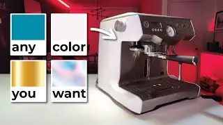 UGLY Breville Dual Boiler? How to customize/change appliance ANY COLOUR with vinyl wrap