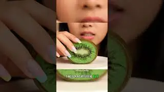 Kinetic Sand Kiwi ASMR 🥝 | Satisfying Half-Bite & Crunch (AI-Generated)