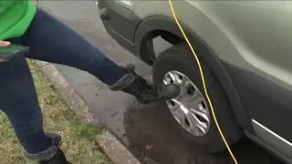 Check tire pressure during cold weather