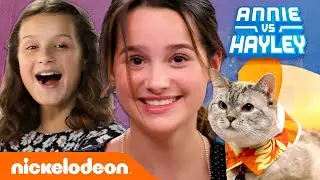 Annie & Hayley Make Outfits For NALA CAT & TUNA! 🐱🐶 Fashion Faceoff: Season 2 Ep. 3 | Nick