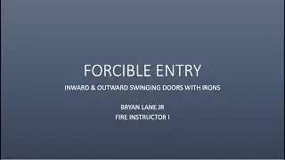 Lane Fire instructor 1 Presentation