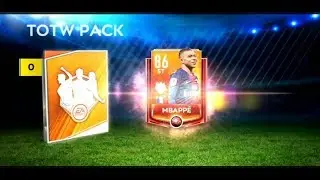 Шок!!! Mbapp&eacute; TOTW 86 в первом паке КН за 100 очков!!!