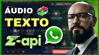 COMO EXTRAIR TEXTO de &Aacute;UDIOS do WhatsApp com n8n e Z-API