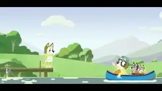 BLUEY- FAMILY GO CANOEING! 🐶⛵