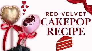 RED VELVET CAKEPOP RECIPE EASY TUTORIAL