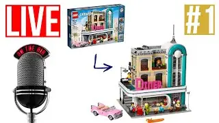 LEGO Creator Expert Amerikanisches Diner Modular LIVE build - 1 | Set 10260