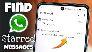 How to Find Starred Messages on WhatsApp