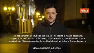 Zelensky: La Russia ha interesse a far fallire piano di pace