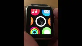 Apple Watch Home screen zoom to clock face