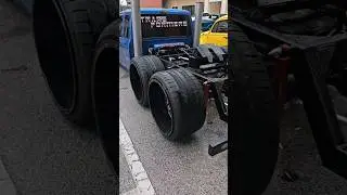 Tandem Axle Bagged 1989 Classic Ford Ranger at Eastbound Getdown Show in Daytona