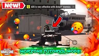Warzone Mobile Tutorial Mode Gameplay! 🔥 | WARZONE MOBILE | Warrior Vision YT