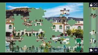 Beautiful Harbor Jigsaw Puzzle 🧩 | Relaxing Brain Game | Scenic Puzzle Challenge | MISHIFUNPUZZLE