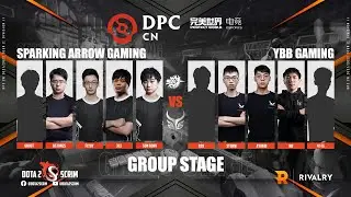 Sparking Arrow Gaming vs Ybb Gaming - DPC CN 2021/22 Tour 2: Division II - Group Stage - B03