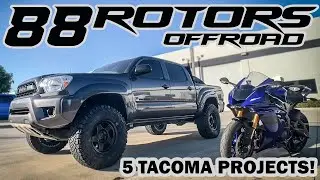 2nd & 3rd Gen Toyota Tacoma Lifts, Wheels, & 33