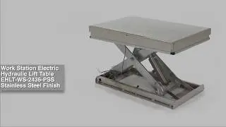 EHLT-WS Work Station Electric Hydraulic Scissor Tables