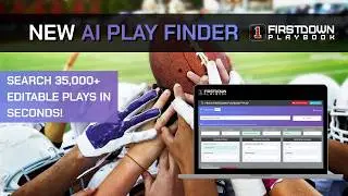 FirstDown PlayBook AI PlayFinder Helpful Tips #1