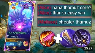 ATTACK SPEED THAMUZ JUNGLE SOLO RANKED GAME!?😱TOTALLY INSANE!!