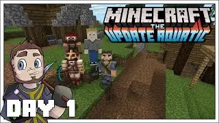 THE UPDATE AQUATIC - FULL RELEASE - SURVIVAL LETS PLAY!!! [MINECRAFT 1.13 BEDROCK EDITION]