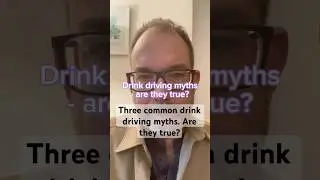 3 common drink driving myths #drunkdriving