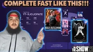 The FASTEST Way To COMPLETE TEAM AFFINITY SEASON 4 WITHOUT SHOWDOWNS MLB THE SHOW 21