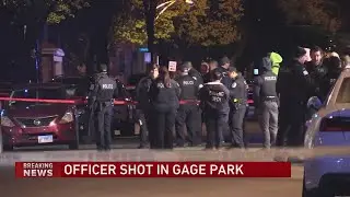 Chicago police officer shot overnight in Gage Park neighborhood, CPD confirms