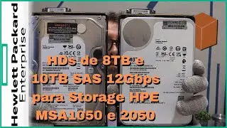 HDs de 8TB e 10TB SAS 12Gbps 3,5