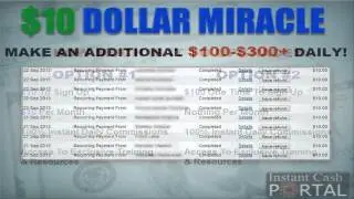 Instant Cash Portal Presentation | 10 Dollar Miracle