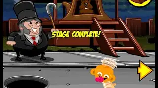 Monkey GO Happy Stage 393 Groundhog Day / Счастливая обезьянка: Уровень 393 День Сурка - прохождение