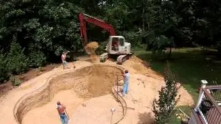 CPC Pools Swimming Pool Excavation with Aerial Drone Footage