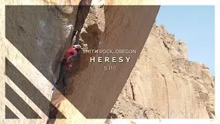 Heresy 5.11c : negative ape dyno flavour : Sport Climbing Smith Rock, OR