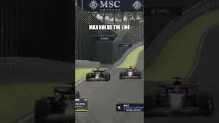 Max&rsquo;s DEFENSIVE MASTERCLASS! Door Slammed Shut! 🏁 #shorts #fypusa #caughtin4k #usa #F1
