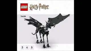 LEGO 76458 Instructions | Harry Potter | Thestral Family | Adult Thestral