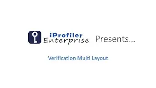 iProfiler Capture - Verification Multi Layout