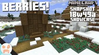 BERRIES & VILLAGES! | 18w49a Snapshot Features & Changes - Minecraft 1.14