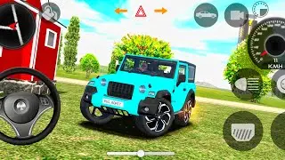 Mahindra thar new model update indian car simulator 3d offroad village driving gameplay