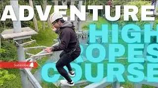 High Ropes Course - Colin Glen SkyTrek #adventure