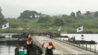US&ndash;South Korea Joint Military Exercise: River Crossing in Yeoju