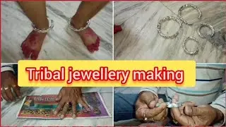 DIY Hand MADE Tribal jewellery ।। Easy home made Tribal jewellery।। সহজ পদ্ধতিতে নাচের গহনা তৈরি।।