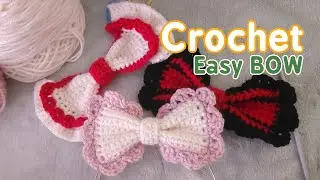 How to make KC Headbow for Valentine's day | Crochet Japanese Street style Harajuku (EGL)