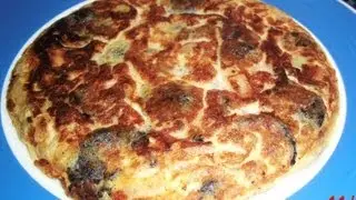 Tortilla de Morcilla con Cebolla