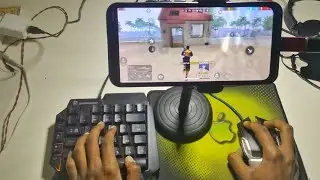 Free Fire playing one hand keyboard
