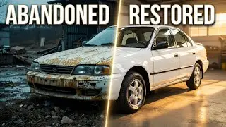 ASMR Car Restoration | Abandoned Toyota Corolla 1998