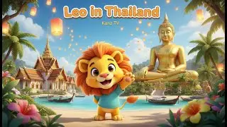 Leo in Thailand 🌴 | Kids Travel Song | Learn About Thailand with Leo | Kanz TV