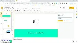 Commenting in Google Slides (Slides 101)