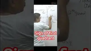 sign of first quadrant