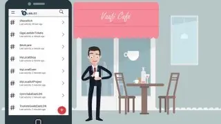 Bubbles - social messaging app to chat with people and shops nearby