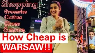 Warsaw,Surprised by the prices!! Price details of food items |Cost of living | Shopping in Poland 🇵🇱