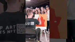 I invited my friends to paint with me 😊 Featuring Pop Art Cat #160