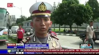 Polres dan DLLAJ Bogor Razia Kelayakan Bus