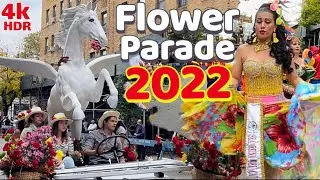 Colombian Flower Festival & Parade 16 October 2022 | Jackson Heights Queens NewYork 🇺🇸